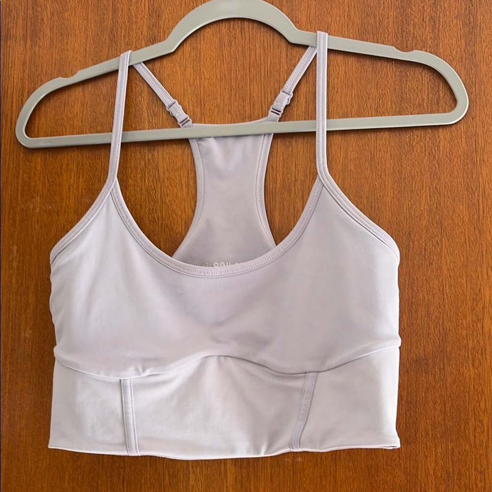 Blogilates Light Lavender Racerback Bralette